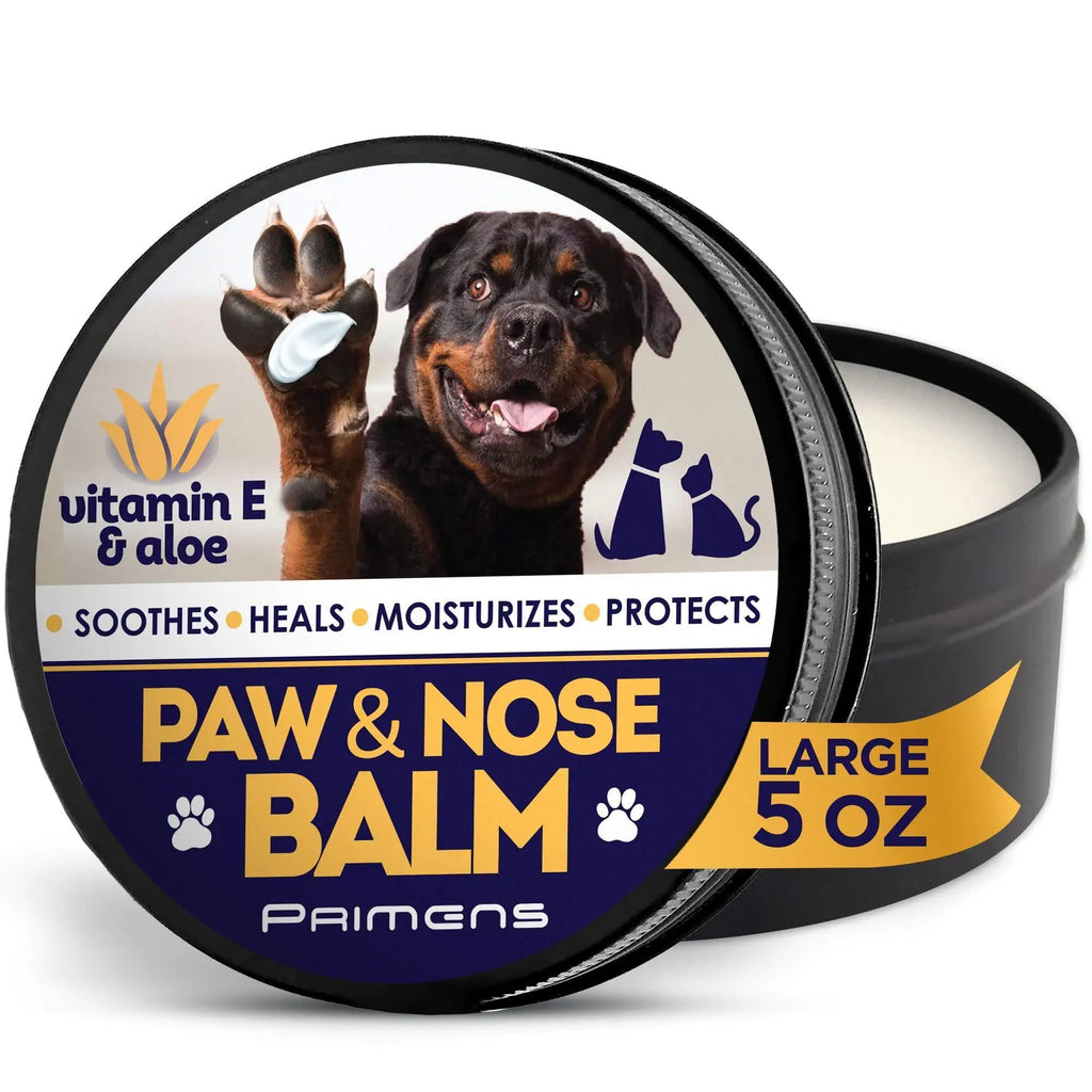 Natural Dog Paw Balm Paw Protection for Hot Pavement Lick Safe Paw Wax 5 oz
